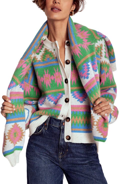 Abi Jacquard Cardigan