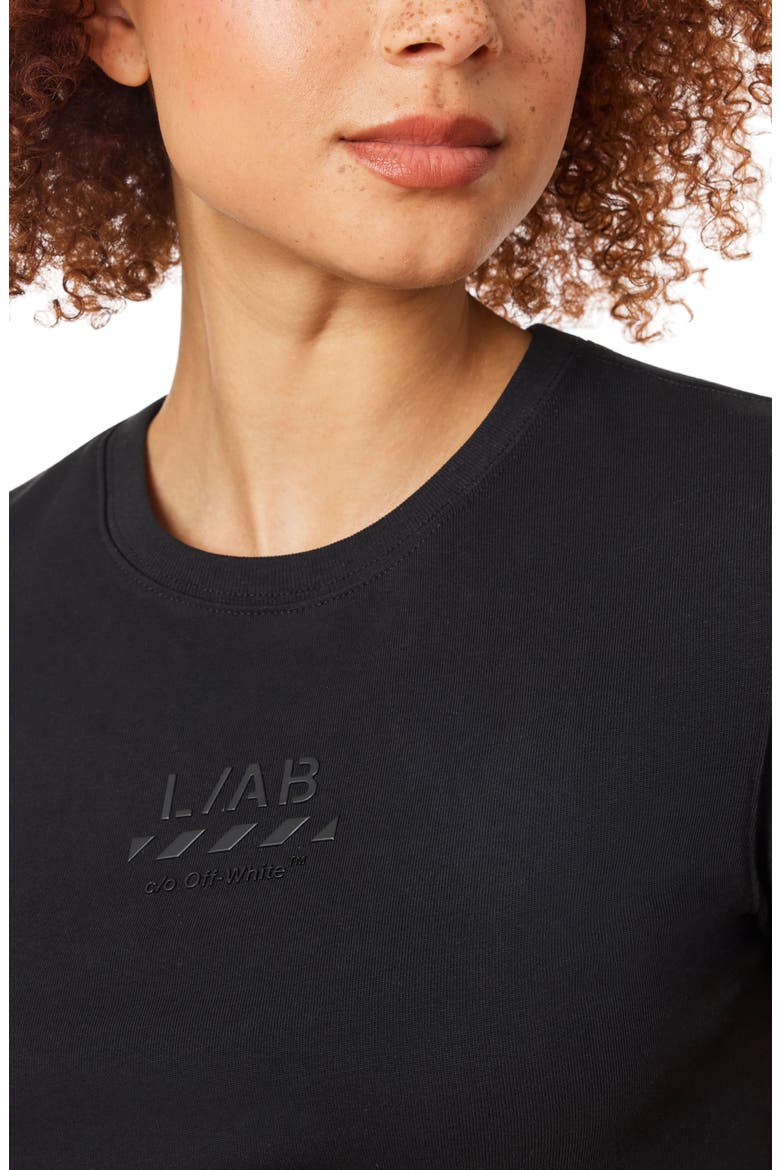 Logo Graphic Cropped T-Shirt, Alternate, color, BLACK NIGHT