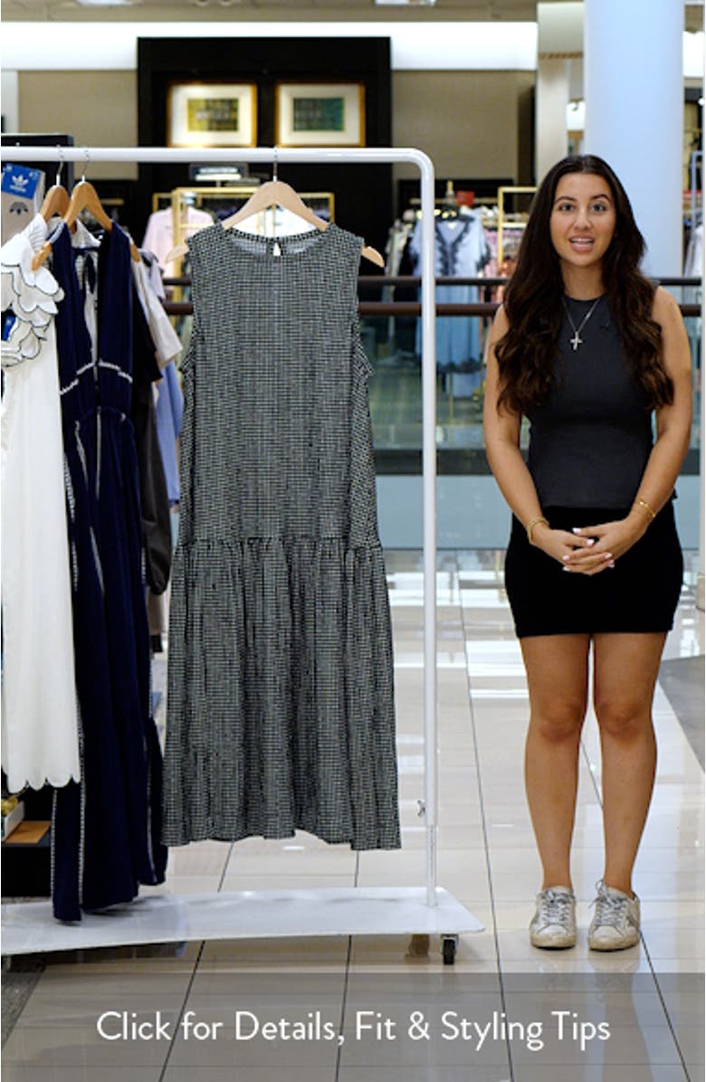 Sleeveless Drop Waist Dress, sales video thumbnail