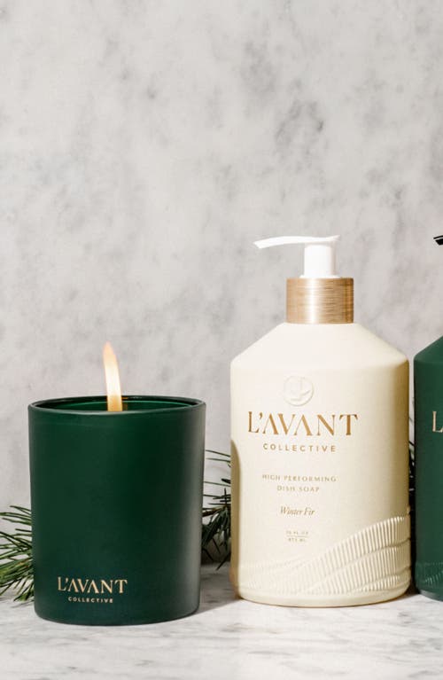 L'avant Collective Winter Fir Candle In Green