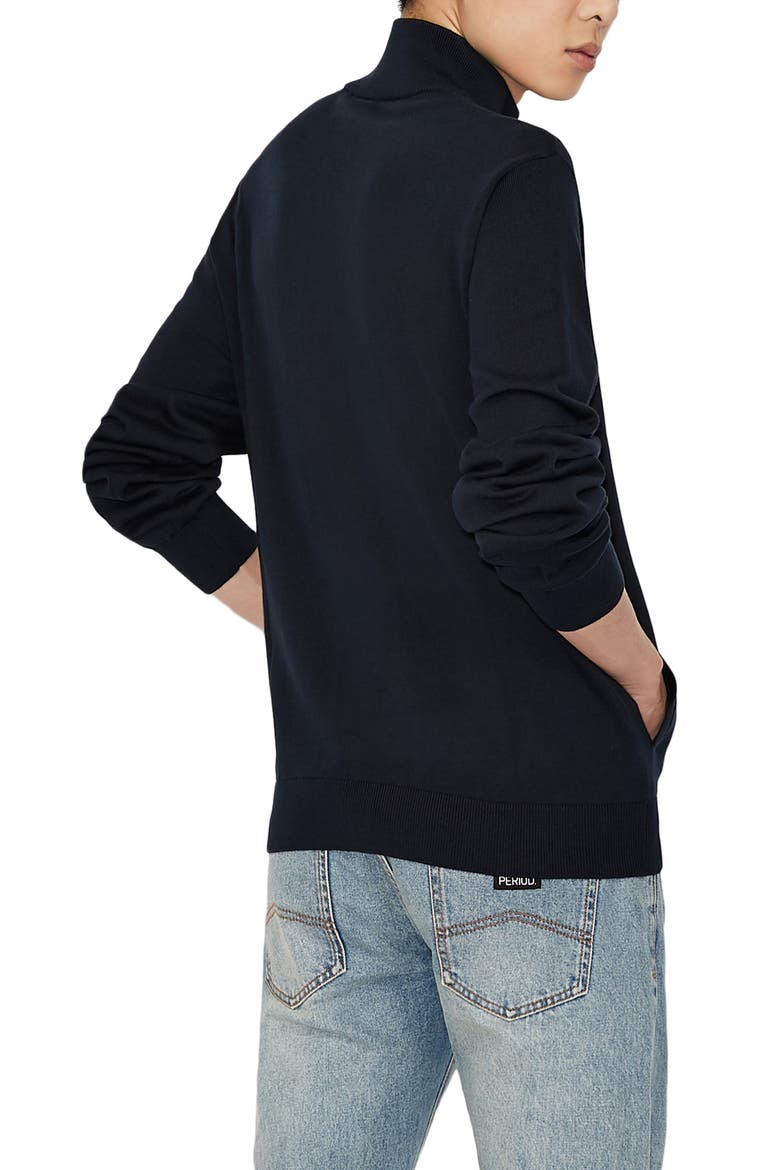 Full Zip Sweater, Alternate, color, NAVY