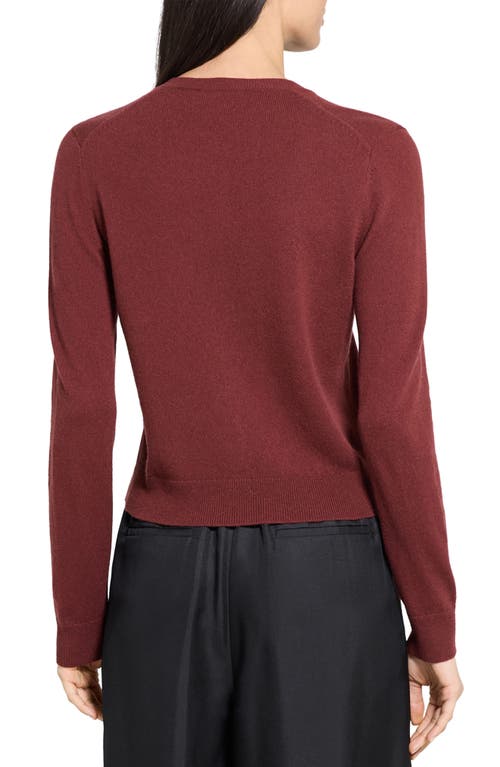 Theory Cashmere Cardigan In Red