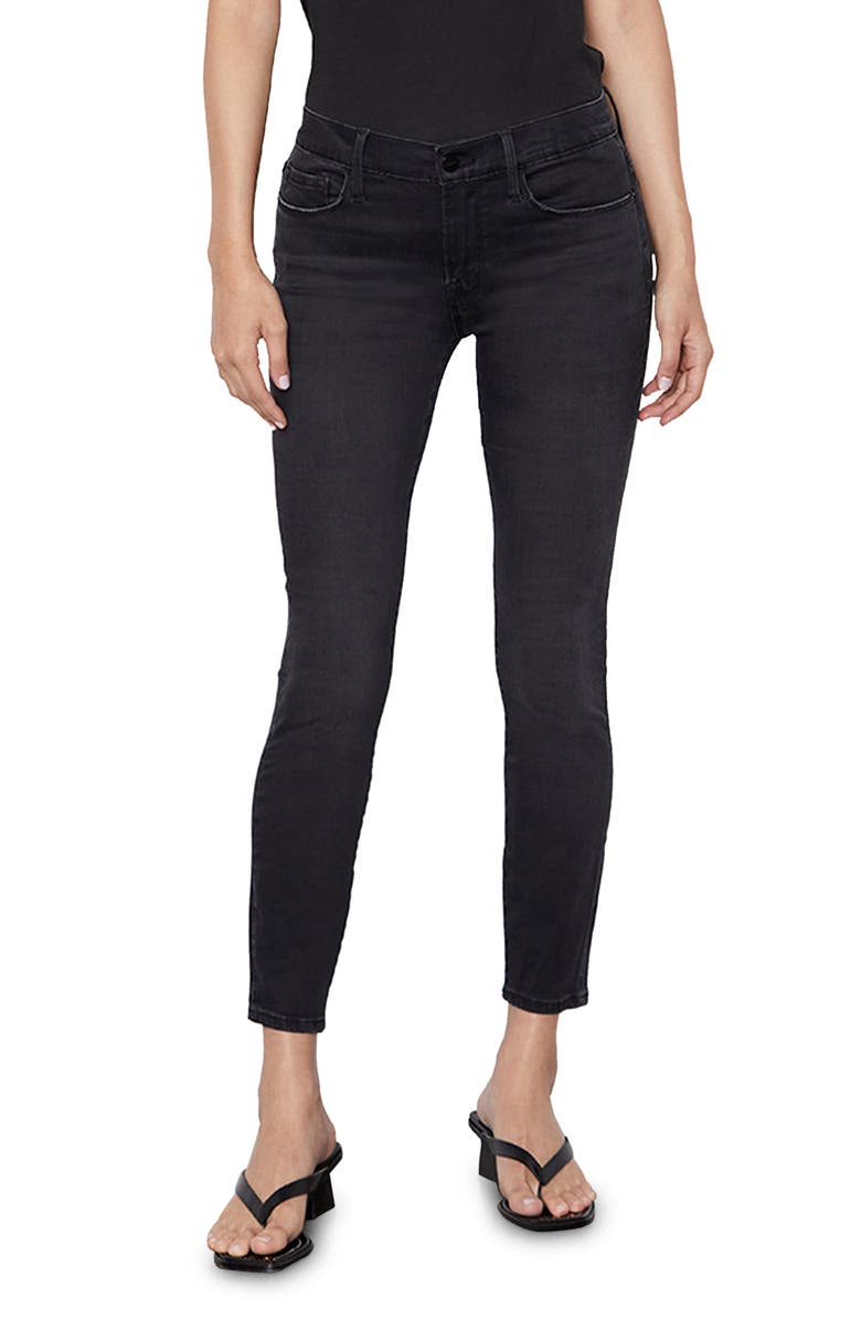FRAME Le Skinny de Jeanne Ankle Skinny Jeans, Main, color, Kerry