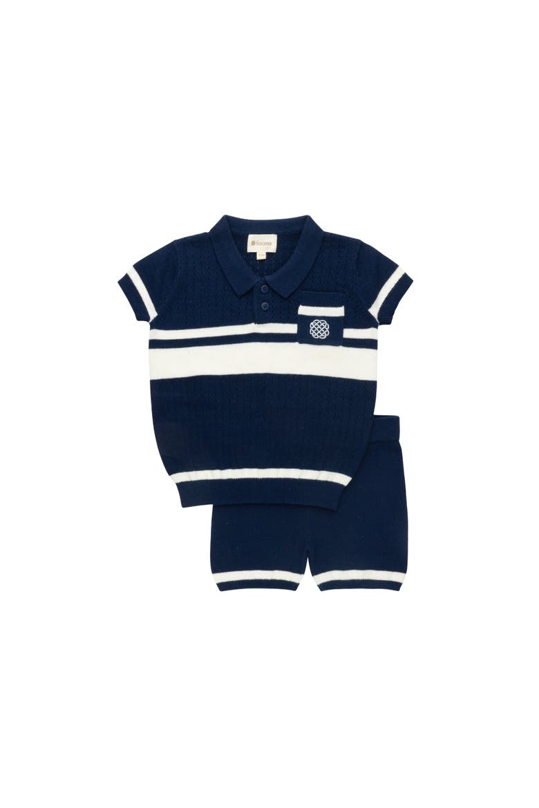 Looms Storybook Collection - Boys Mesh Knit 2 Piece Set, Main, color, Blue