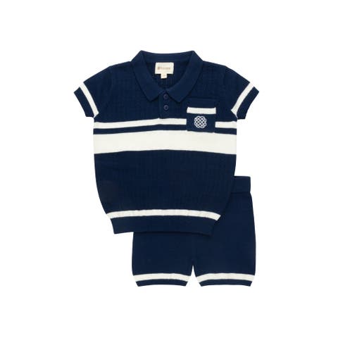 Looms Storybook Collection - Boys Mesh Knit 2 Piece Set (Toddler, Little Kid & Big Kid)