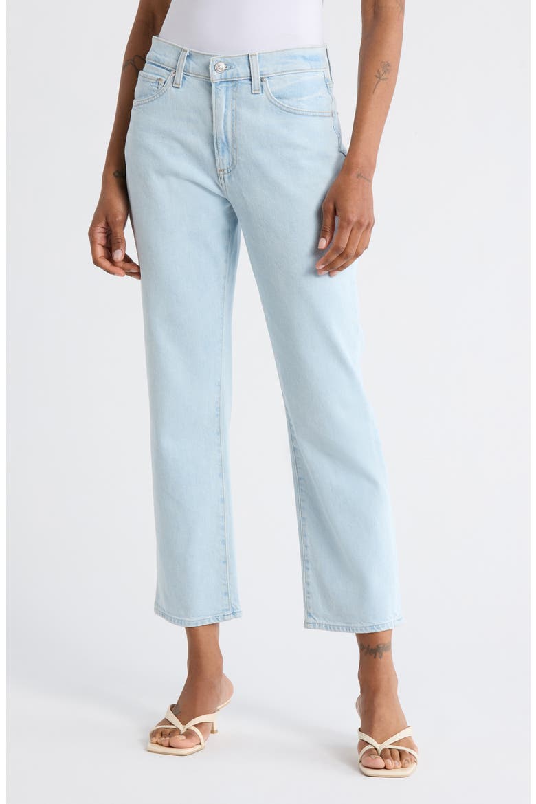 Morgan High Waist Ankle Jeans, Main, color, WINDWARD