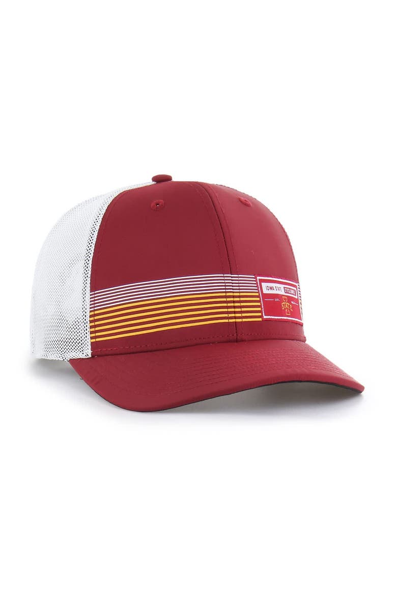 Men's '47  Cardinal Iowa State Cyclones Rangefinder brrr Trucker Adjustable Hat, Alternate, color, Cardinal
