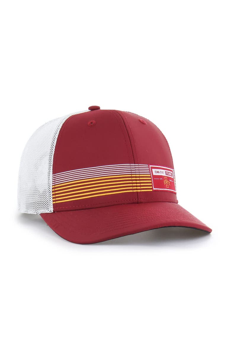 '47 Men's '47  Cardinal Iowa State Cyclones Rangefinder brrr Trucker Adjustable Hat, Alternate, color, Cardinal