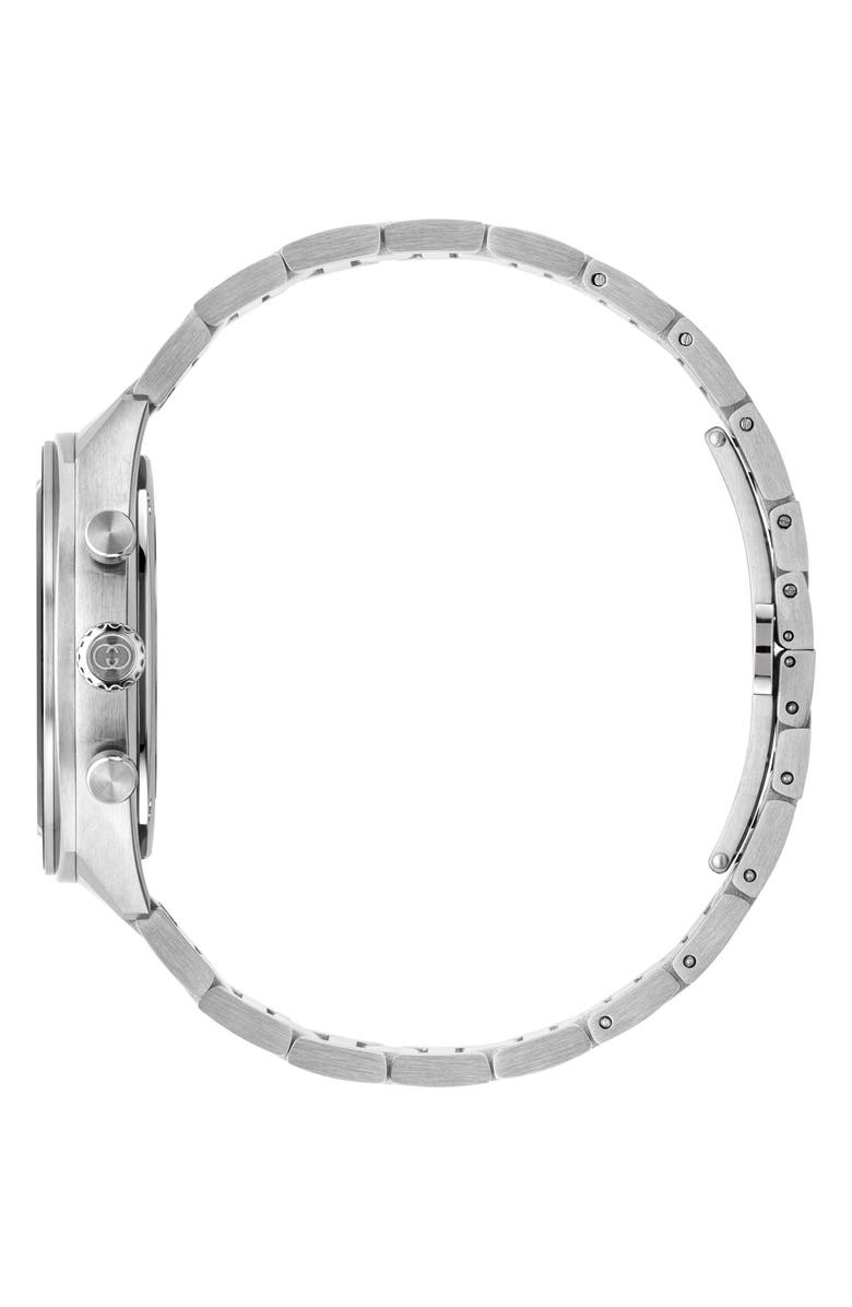 Gucci Interlocking Chronograph Watch, 41mm, Alternate, color, Blue/ Silver