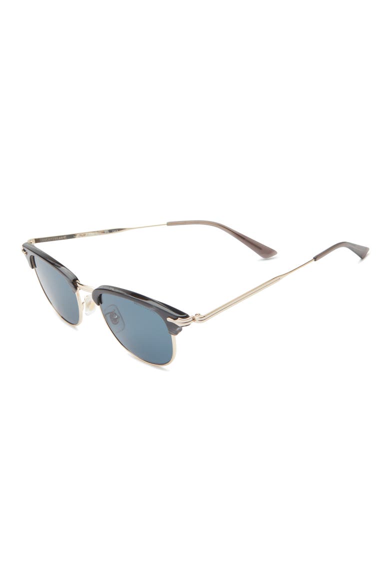 48mm Square Sunglasses, Main, color, GREY GOLD BLUE