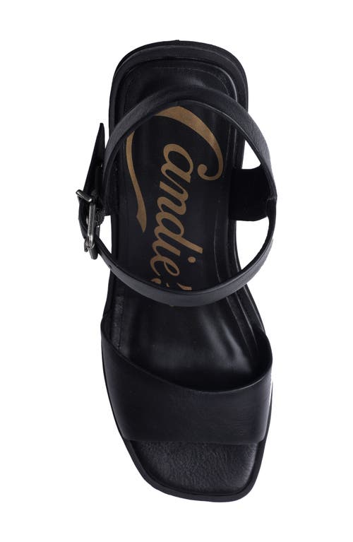 Candies Candie's Daryna Platform Wedge Sandal In Black