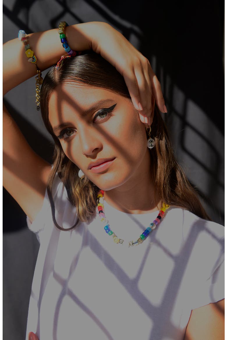Rainbow Love Necklace, Alternate, color, Rainbow
