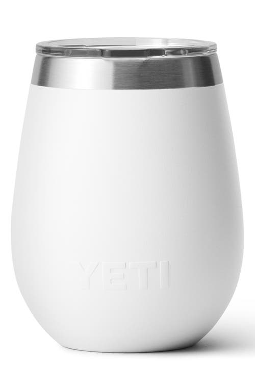 Yeti Rambler 10-ounce White Wine Tumbler In White