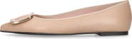 Pretty Ballerinas Pointed Toe Buckle Ballet Flat