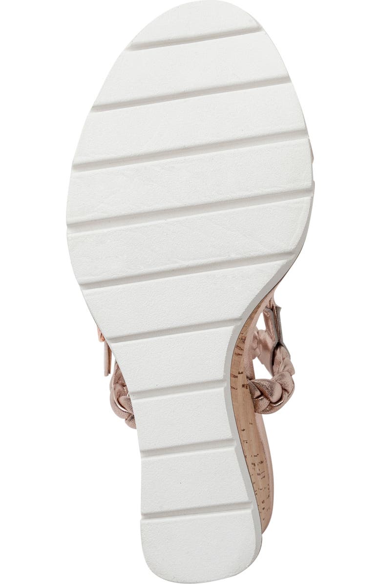 Linea Paolo Esie Ankle Strap Wedge Sandal, Alternate, color, Rose Quartz