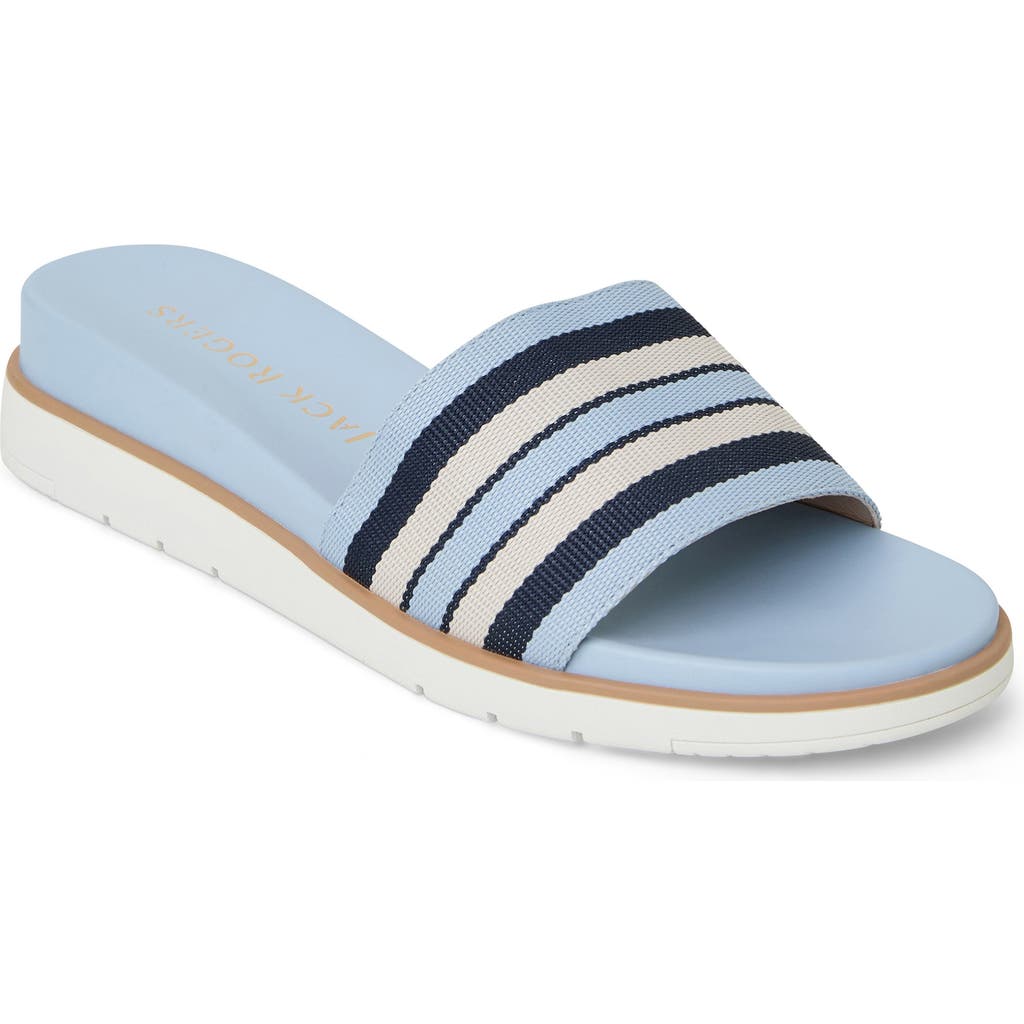 Jack Rogers Bayview Slide Sandal In Blue Multi