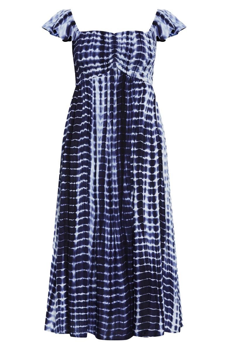 City Chic Tiarne Tie Dye Maxi Dress, Alternate, color, 
