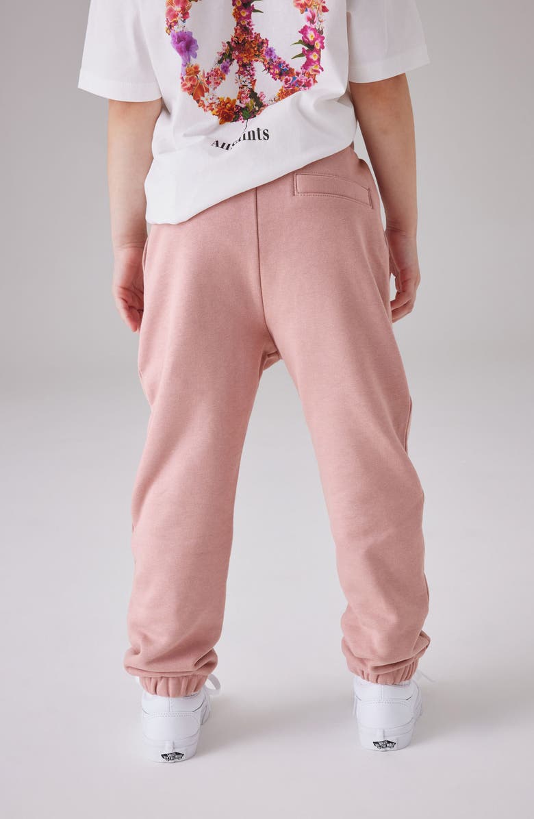 smALLSAINTS by ALLSAINTS Kids' Underground Logo Cotton Joggers, Alternate, color, Pink