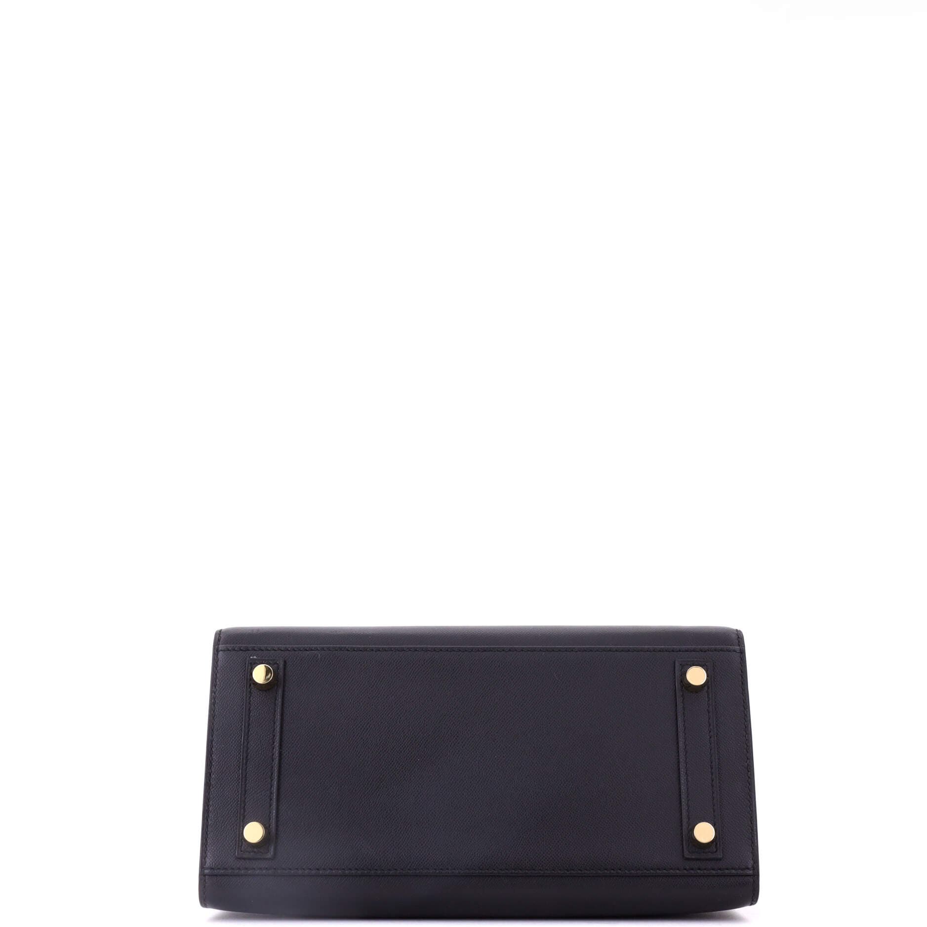 Pre-Owned Hermes Birkin Sellier Bag Black Madame with Gold Hardware 25, Alternate, color, Noir