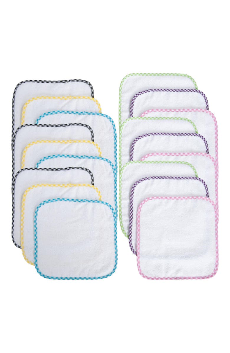 Kaplan Early Learning Company Terry Washcloths - Set of 18, Alternate, color, 