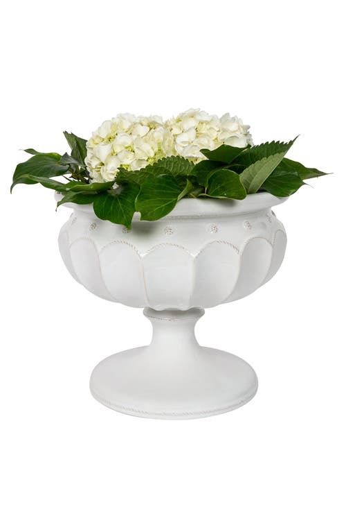 Juliska Berry & Thread Large Decorative Urn In Whitewash