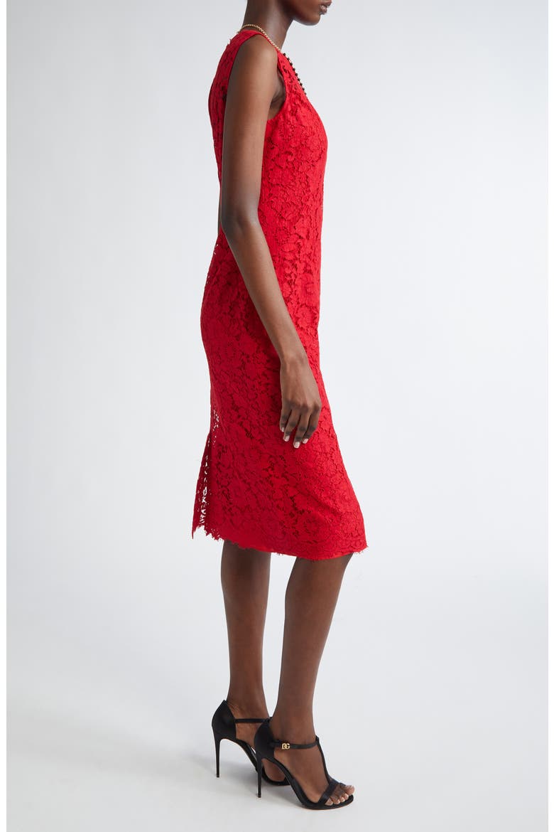 Floral Lace Sheath Dress, Alternate, color, R0026 BORDEAUX CHIARO