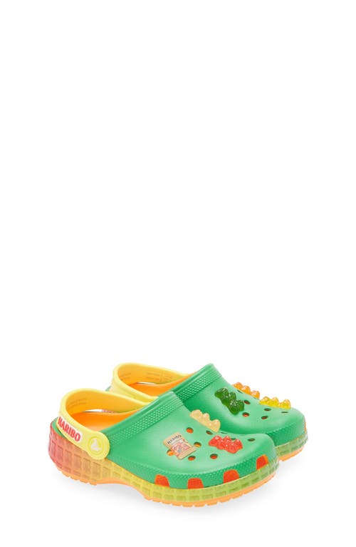 Crocs X Haribo Kids' Classic Clog In Green Multi