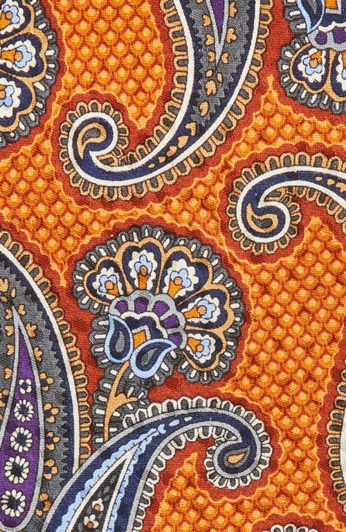 Nordstrom Paisley Silk Tie In Gold