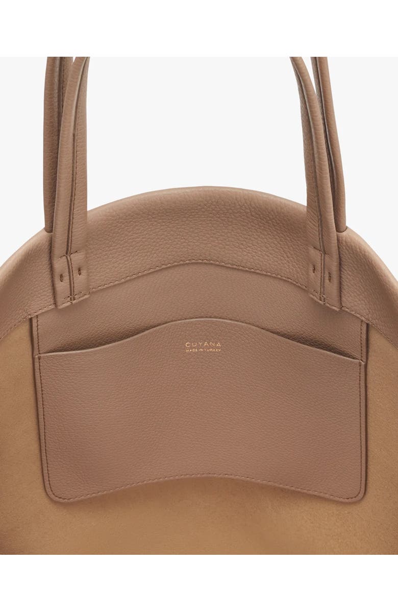 Cuyana Tall Easy Tote, Alternate, color, Cappuccino