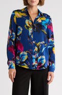 Elie Tahari Madeline Daphne Garden Bloom Button-Up Shirt
