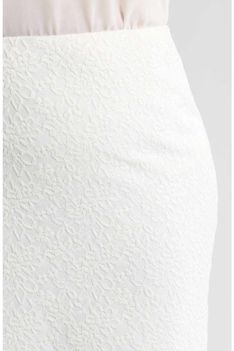 Lace Slim Skirt, Alternate, color, LILY WHITE
