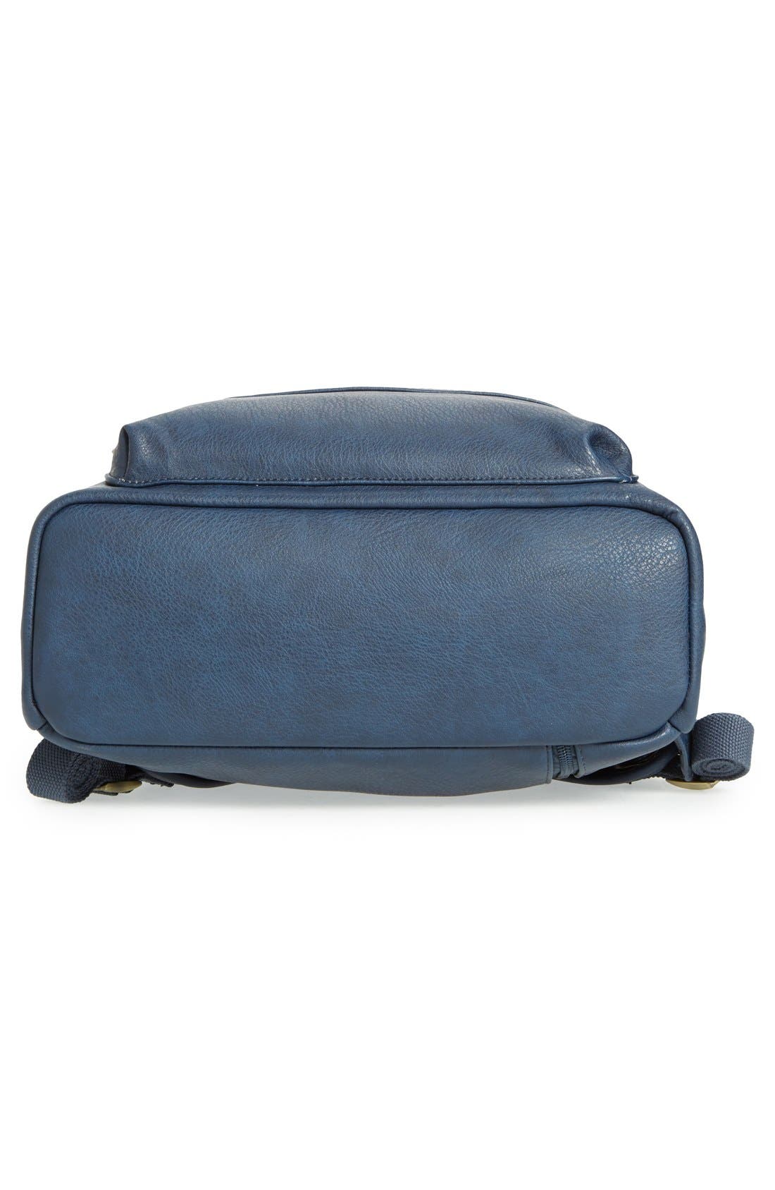 The Honest Company 'City' Faux Leather Diaper Backpack, Alternate, color, 