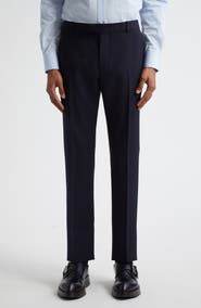 McQueen Low Rise Wool Cigarette Trousers