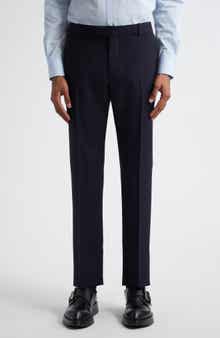 Low Rise Wool Cigarette Trousers
