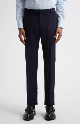Low Rise Wool Cigarette Trousers