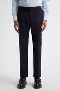 McQueen Low Rise Wool Cigarette Trousers