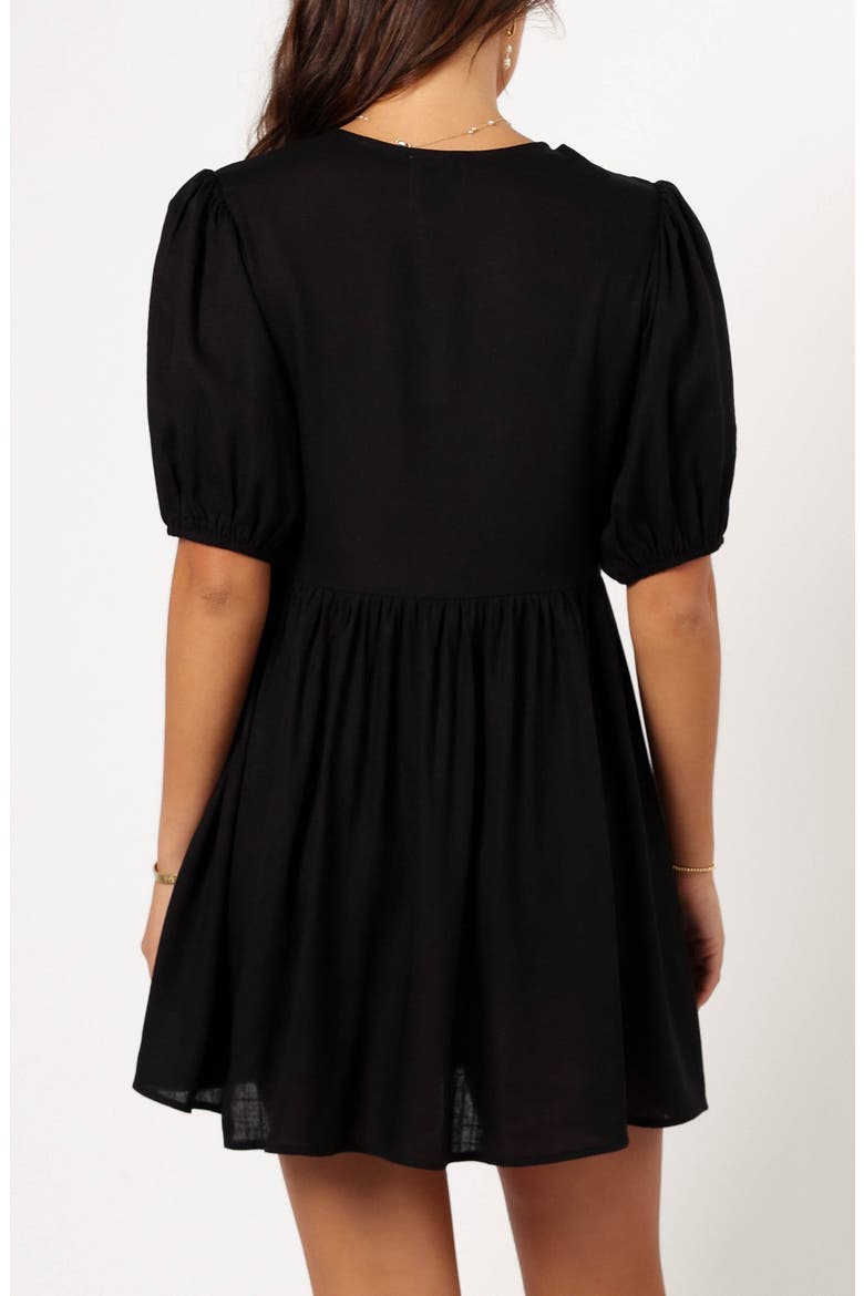 Harlyn Minidress, Alternate, color, BLACK