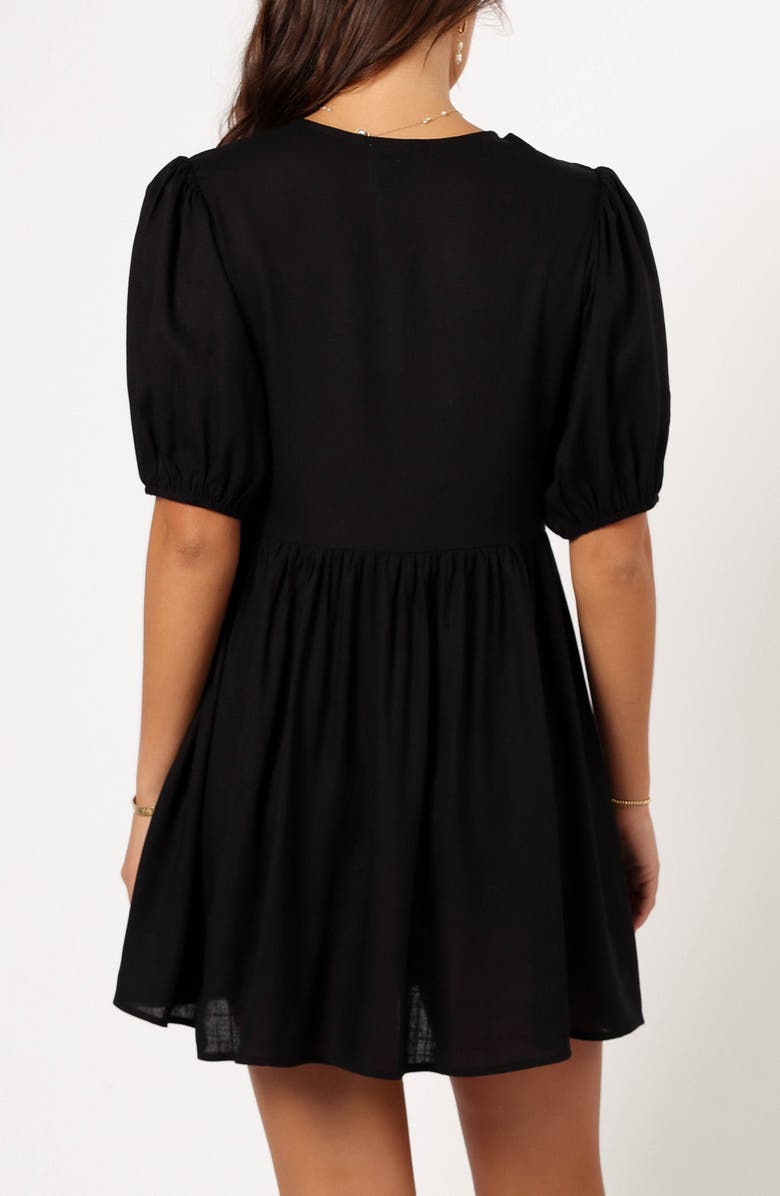 Petal & Pup Harlyn Minidress, Alternate, color, Black