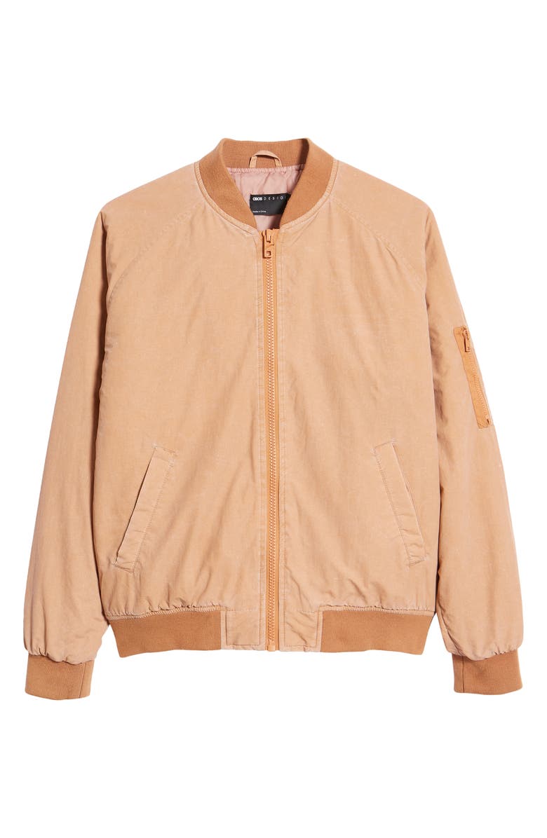 ASOS DESIGN Oversize Bomber Jacket, Main, color,