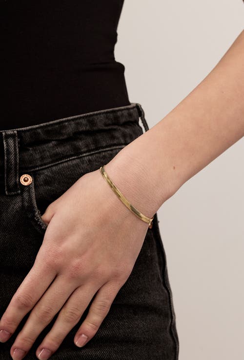 Electric Picks Python Bracelet In Gold