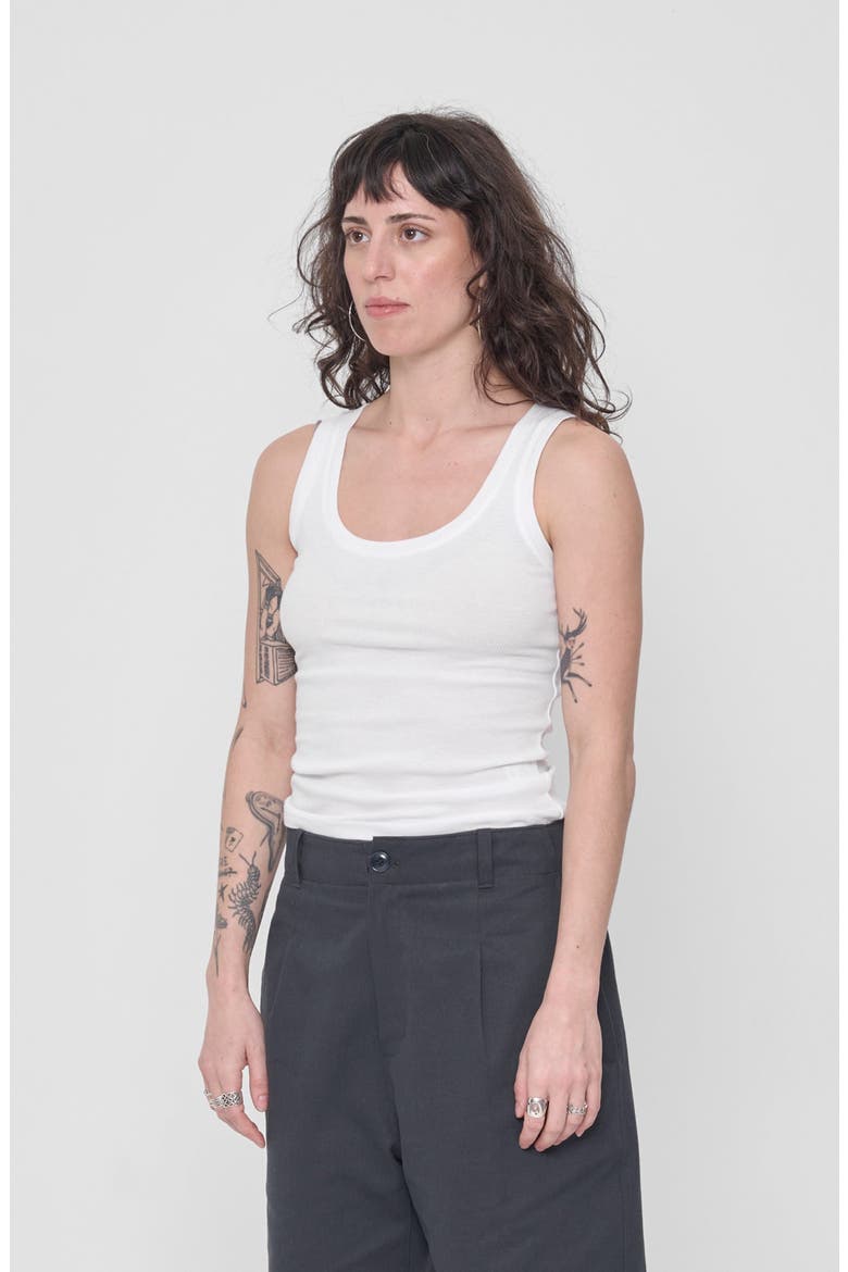 The Tank, Alternate, color, White