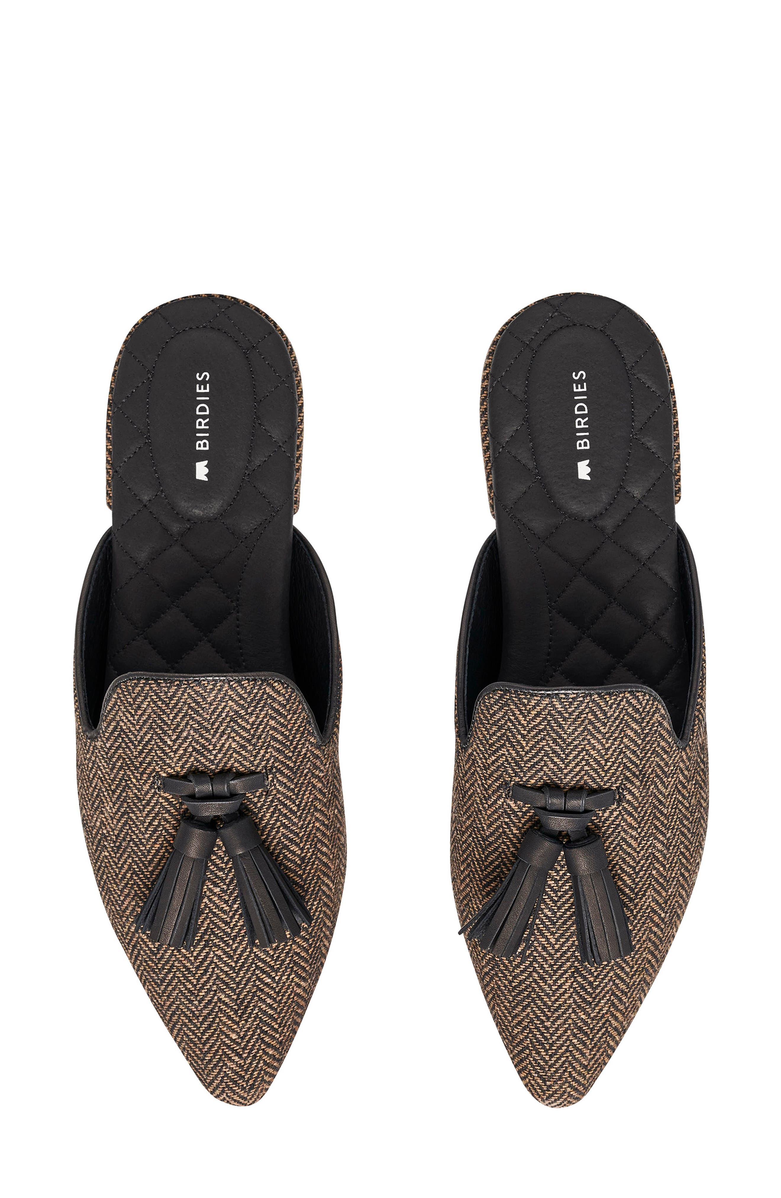 Birdies Dove Tassle Pointed Toe Mule, Alternate, color, 