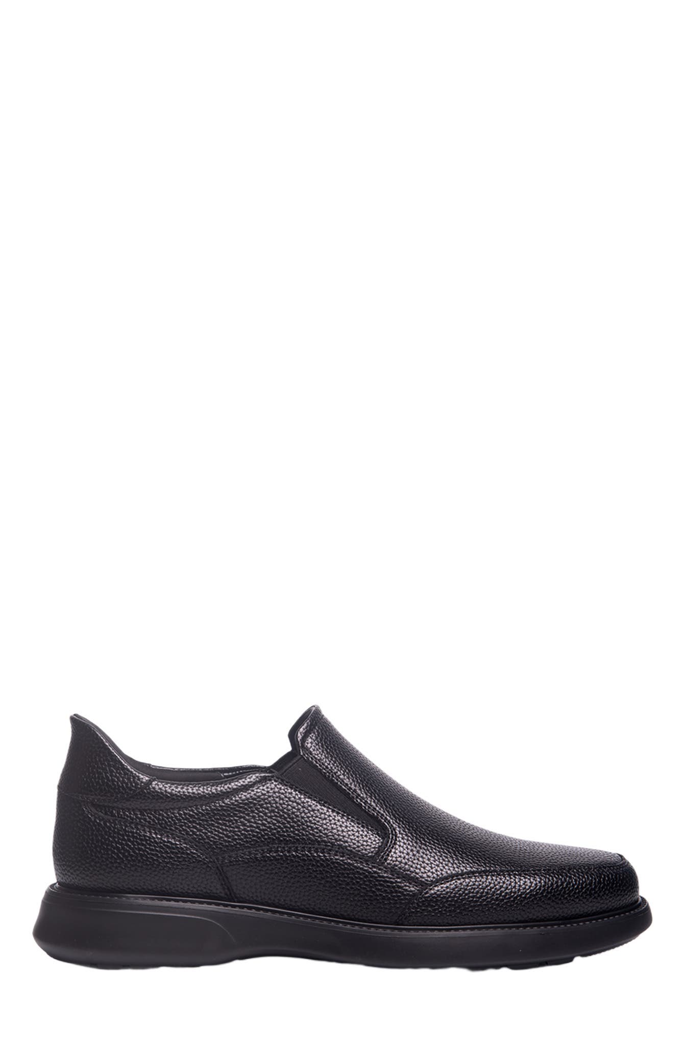 Marc Joseph New York Chicago Road Hands-Free Slip On Technology  Loafers, Alternate, color, Black Grainy Leather