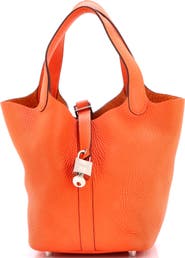 Pre-Owned Hermes Picotin Lock Bag Clemence PM