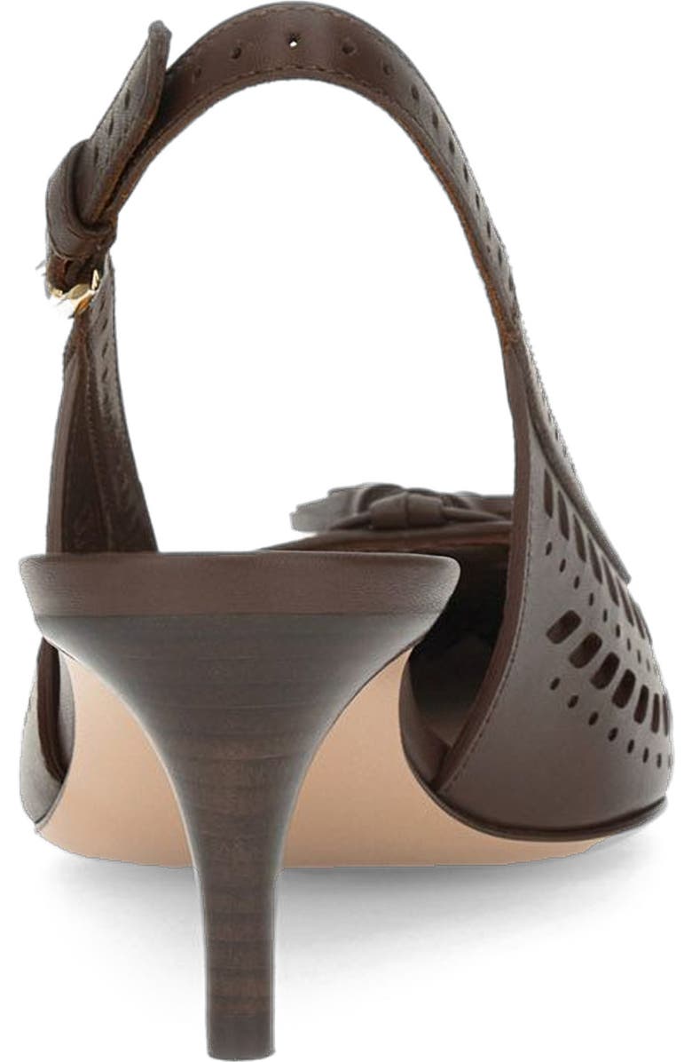 Gianvito Rossi Fes Sling Slingback, Alternate, color, Brown Calf Leather