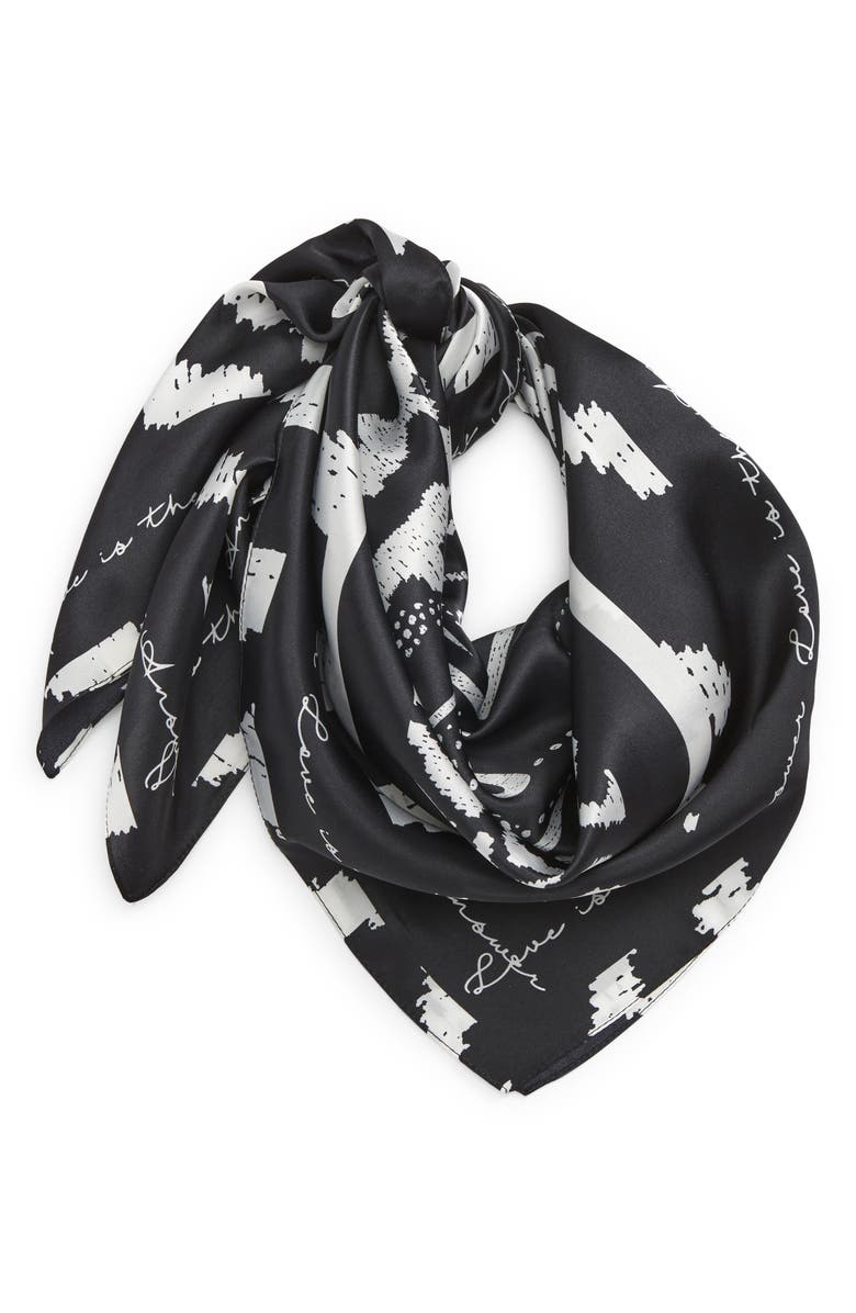 LITA by Ciara Animal Print Bandana Scarf, Main, color,