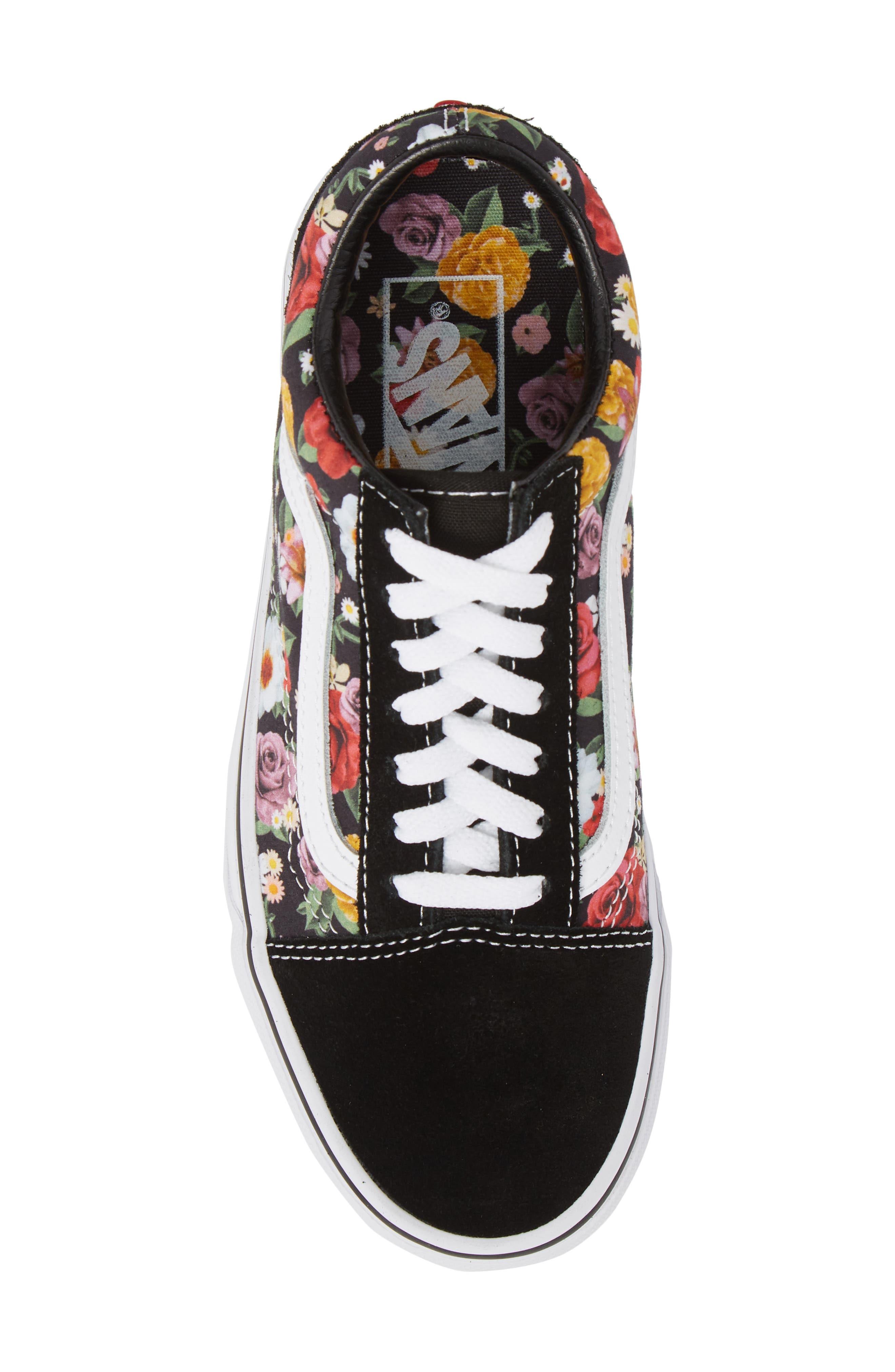Vans UA Old Skool Lux Floral Sneaker, Alternate, color, 
