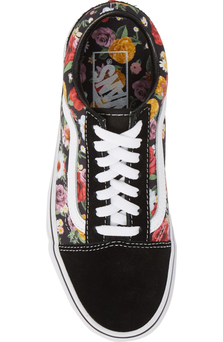 Vans UA Old Skool Lux Floral Sneaker, Alternate, color,