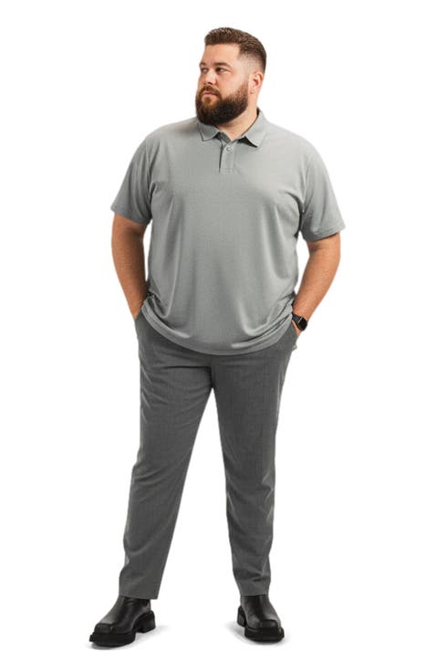 Men's Big and Tall Casual Commuter Tech Polo