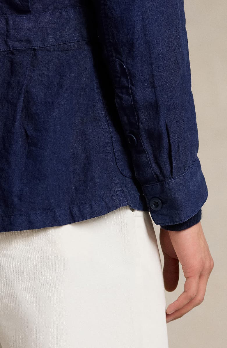 Polo Ralph Lauren Linen Long Sleeve Camp Shirt, Alternate, color, 